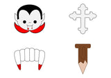 Vampire Cookie Cutter Set