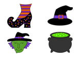 Witch Cookie Cutter Set