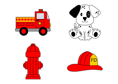Firefighter Cookie Cutter Set