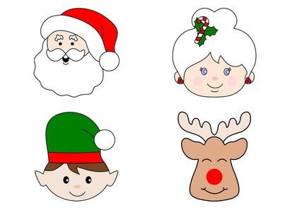 Santa and Friends Cookie Cutter Set