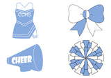 Cheer Cookie Cutter Set