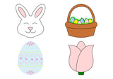 Easter Cookie Cutter Set