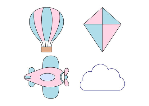 Up in the Sky Cookie Cutter Set