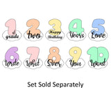 Chubby Number 8 with Cloud Cookie Cutter