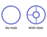 Wreath - Scalloped Circle Cookie Cutter