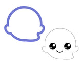 Chubby Ghost Cookie Cutter