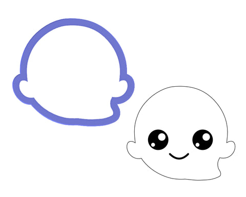 Chubby Ghost Cookie Cutter