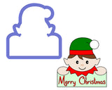 Elf Plaque Cookie Cutter
