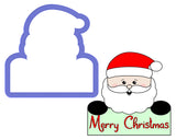 Santa Plaque Cookie Cutter