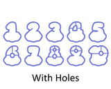 Chubby Numbers 1-10 with Cloud Cookie Cutter Set