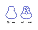 Chubby Number 8 with Cloud Cookie Cutter