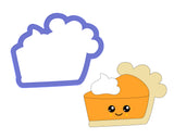 Slice of Pie with Whipped Cream Cookie Cutter