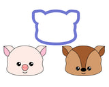 Deer Face - Pig Face #2 Cookie Cutter