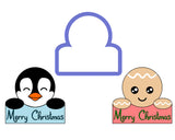 Gingerbread Man or Penguin Plaque Cookie Cutter