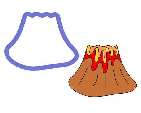 Volcano Cookie Cutter