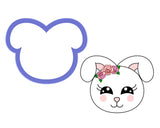 Rabbit Face #2 Cookie Cutter