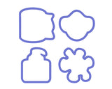 Water Splat #2 - Paint Splat - Germ Cookie Cutter