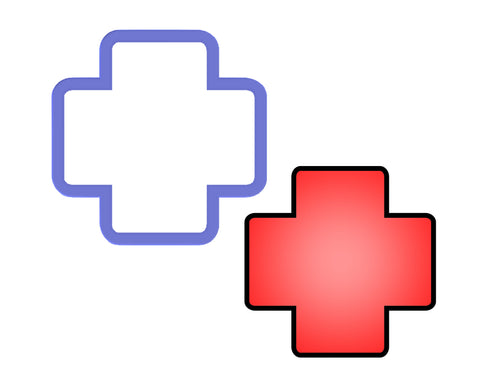 Plus Sign - Red Cross Cookie Cutter