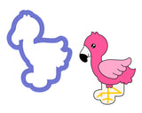 Flamingo #2 Cookie Cutter