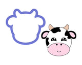 Cow Face #2 Cookie Cutter