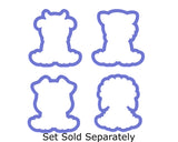 Cow Sitting  Cookie Cutter