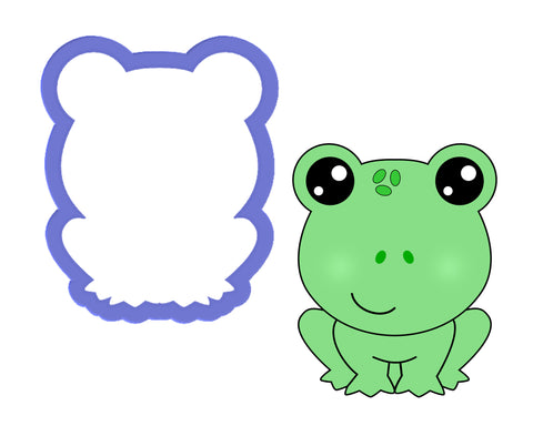 Frog Sitting Cookie Cutter
