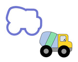 Cement Truck Cookie Cutter