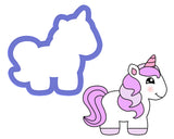 Unicorn Standing Cookie Cutter