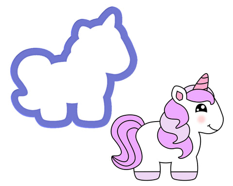 Unicorn Standing Cookie Cutter