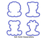 Giraffe Sitting Cookie Cutter