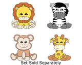 Horse Sitting- Zebra Sitting Cookie Cutter