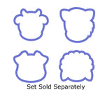 Cow Face #2 Cookie Cutter