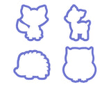 Woodland Creatures 4-Piece Cookie Cutter Set