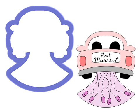 Just Married Car Cookie Cutter