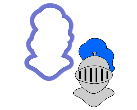 Knight Helmet Cookie Cutter