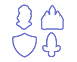 Knight Cookie Cutter Set