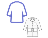 Lab Coat - Graduation Gown Cookie Cutter