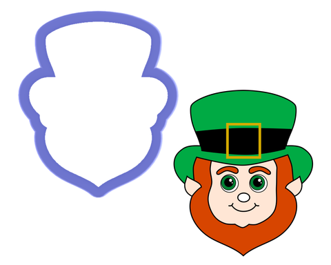 Leprechaun Face - Elf Face - Gnome Face Cookie Cutter