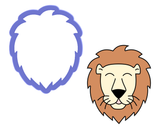 Lion Face Cookie Cutter