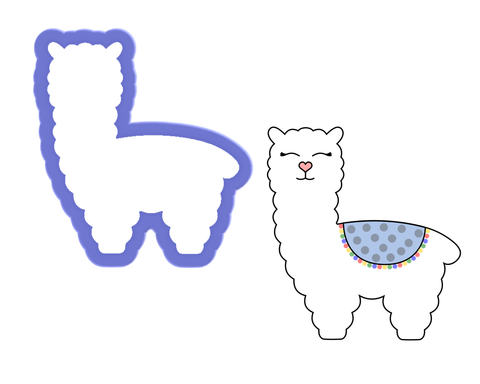 Llama #1 Cookie Cutter