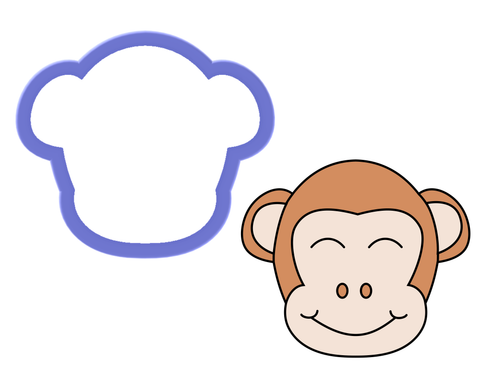 Monkey Face Cookie Cutter