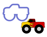 Monster Truck Cookie Cutter