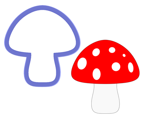Mushroom #1 Cookie Cutter
