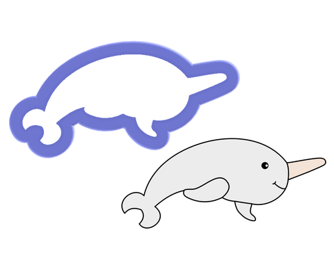 Narwhal Cookie Cutter