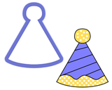 Party Hat Cookie Cutter