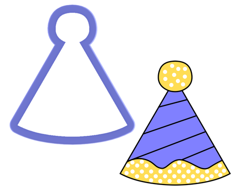 Party Hat Cookie Cutter