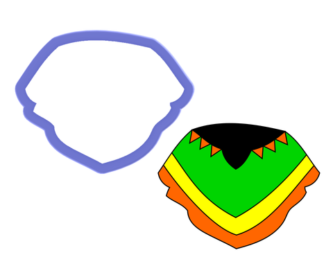 Poncho Cookie Cutter