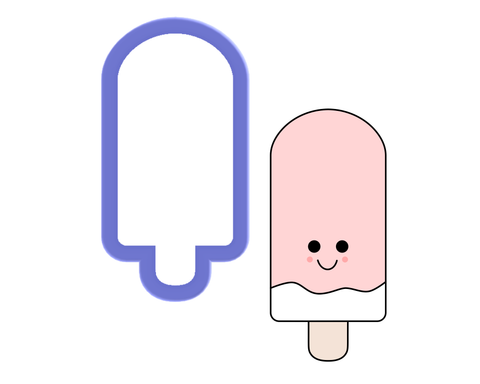 Popsicle #1 Cookie Cutter