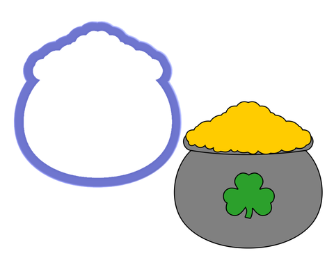 Pot of Gold - Cauldron Cookie Cutter