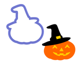 Pumpkin w/ Hat Cookie Cutter